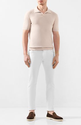 Мужское хлопковое поло ERMENEGILDO ZEGNA бежевого цвета по цене 52400 руб., арт. UUC96/C32 | Фото 2 Мужское хлопковое поло ERMENEGILDO ZEGNA бежевого цвета, арт. UUC96/C32 | Фото 2