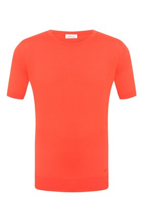 Мужской хлопковый джемпер BRIONI красного цвета по цене 49950 руб., арт. UMR00L/08K01 | Фото 1 Мужской хлопковый джемпер BRIONI красного цвета, арт. UMR00L/08K01 | Фото 1 (Мужское Кросс-КТ: Джемперы; Рукава: Короткие; Материал внешний: Хлопок; Принт: Без принта; Длина (для топов): Стандартные; Вырез: Круглый; Региональные ограничения белый список (Axapta Mercury): RU)