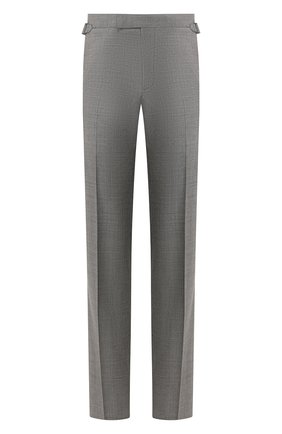 Мужской шерстяные брюки TOM FORD темно-серого цвета по цене 62000 руб., арт. 711R50/610043 | Фото 1 Мужской шерстяные брюки TOM FORD темно-серого цвета, арт. 711R50/610043 | Фото 1