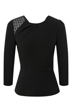 Женская блузка ROLAND MOURET черного цвета по цене 69550 руб., арт. PS20/S0833/F0382 | Фото 1 Женская блузка ROLAND MOURET черного цвета, арт. PS20/S0833/F0382 | Фото 1