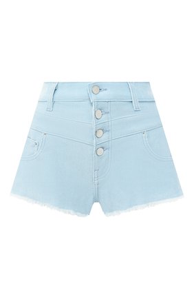Женские вельветовые шорты AMIRI голубого цвета по цене 39200 руб., арт. Y0W11473CY | Фото 1 Женские вельветовые шорты AMIRI голубого цвета, арт. Y0W11473CY | Фото 1