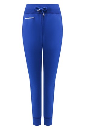 Женские хлопковые джоггеры DSQUARED2 синего цвета по цене 22400 руб., арт. S72KA0989/S25030 | Фото 1 Женские хлопковые джоггеры DSQUARED2 синего цвета, арт. S72KA0989/S25030 | Фото 1