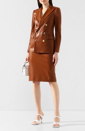 Женская кожаная юбка RALPH LAUREN темно-коричневого цвета по цене 172500 руб., арт. 290803709 | Фото 2 Женская кожаная юбка RALPH LAUREN темно-коричневого цвета, арт. 290803709 | Фото 2 (Длина Ж (юбки, платья, шорты): До колена; Материал подклада: Купро; Статус проверки: Проверена категория; Женское Кросс-КТ: Юбка-одежда, Юбка-карандаш; Стили: Кэжуэл; Материал внешний: Натуральная кожа)