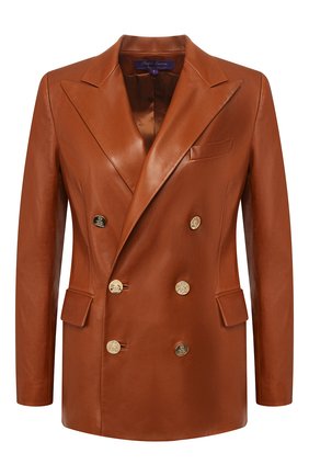 Женский кожаный жакет RALPH LAUREN темно-коричневого цвета по цене 456500 руб., арт. 290803707 | Фото 1 Женский кожаный жакет RALPH LAUREN темно-коричневого цвета, арт. 290803707 | Фото 1 (Материал подклада: Купро; Рукава: Длинные; Статус проверки: Проверена категория; Длина (для топов): Стандартные; Случай: Повседневный, Формальный; 1-2-бортные: Двубортные; Женское Кросс-КТ: Жакет-одежда; Стили: Кэжуэл; Материал внешний: Натуральная кожа)