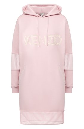 Женское хлопковое платье KENZO светло-розового цвета по цене 32500 руб., арт. FA52R0747952 | Фото 1 Женское хлопковое платье KENZO светло-розового цвета, арт. FA52R0747952 | Фото 1