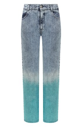 Женские джинсы STELLA MCCARTNEY голубого цвета по цене 26000 руб., арт. 600317/SNH56 | Фото 1 Женские джинсы STELLA MCCARTNEY голубого цвета, арт. 600317/SNH56 | Фото 1
