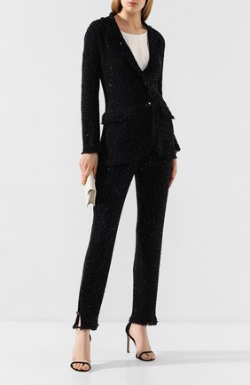 Женский жакет GIORGIO ARMANI темно-синего цвета по цене 199500 руб., арт. 3HAG52/AJXNZ | Фото 2 Женский жакет GIORGIO ARMANI темно-синего цвета, арт. 3HAG52/AJXNZ | Фото 2