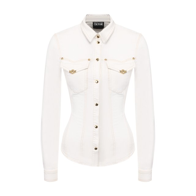 Джинсовая рубашка Versace Jeans Couture 10870338