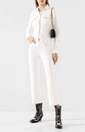 Женские джинсы VERSACE JEANS COUTURE белого цвета по цене 24050 руб., арт. A1HVA0TI-VDP515/HRF4N | Фото 2 Женские джинсы VERSACE JEANS COUTURE белого цвета, арт. A1HVA0TI-VDP515/HRF4N | Фото 2