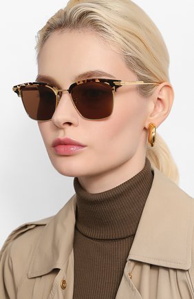 Мужские солнцезащитные очки BOTTEGA VENETA коричневого цвета по цене 38100 руб., арт. BV1007SK | Фото 2 Мужские солнцезащитные очки BOTTEGA VENETA коричневого цвета, арт. BV1007SK | Фото 2