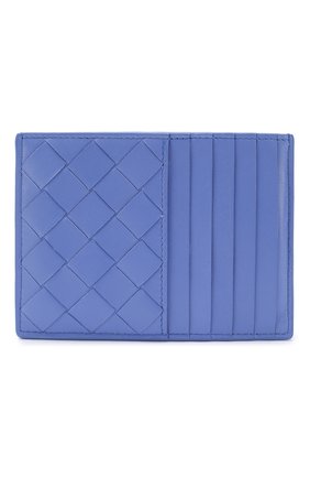 Женский кожаный футляр для кредитных карт BOTTEGA VENETA синего цвета по цене 24850 руб., арт. 608088/VCPP3 | Фото 1 Женский кожаный футляр для кредитных карт BOTTEGA VENETA синего цвета, арт. 608088/VCPP3 | Фото 1