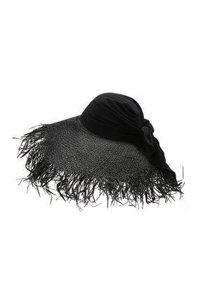 Женская шляпа GIORGIO ARMANI черного цвета по цене 59000 руб., арт. 797312/0P509 | Фото 2 Женская шляпа GIORGIO ARMANI черного цвета, арт. 797312/0P509 | Фото 2