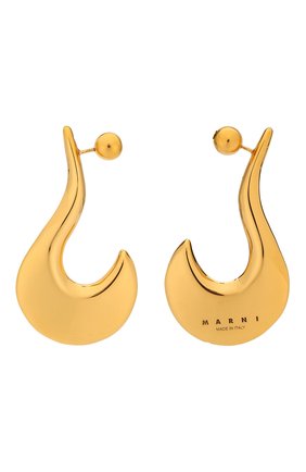 Женские серьги MARNI золотого цвета по цене 44450 руб., арт. 0RMV0138A0/M2000 | Фото 1 Женские серьги MARNI золотого цвета, арт. 0RMV0138A0/M2000 | Фото 1