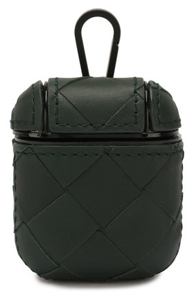 Мужской кожаный чехол для airpods BOTTEGA VENETA зеленого цвета по цене 32150 руб., арт. 610263/VCPQ0 | Фото 1 Мужской кожаный чехол для airpods BOTTEGA VENETA зеленого цвета, арт. 610263/VCPQ0 | Фото 1