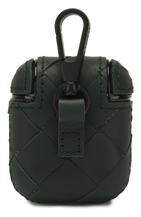Мужской кожаный чехол для airpods BOTTEGA VENETA зеленого цвета по цене 32150 руб., арт. 610263/VCPQ0 | Фото 2 Мужской кожаный чехол для airpods BOTTEGA VENETA зеленого цвета, арт. 610263/VCPQ0 | Фото 2