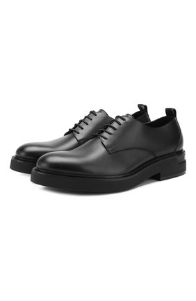 Мужской кожаные дерби DSQUARED2 черного цвета по цене 35700 руб., арт. LUM0044 01500001 | Фото 1 Мужской кожаные дерби DSQUARED2 черного цвета, арт. LUM0044 01500001 | Фото 1
