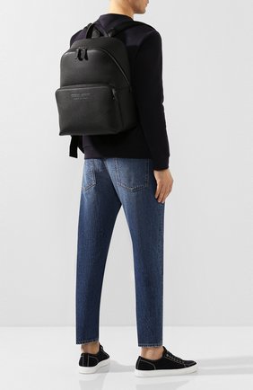 Мужской кожаный рюкзак GIORGIO ARMANI черного цвета по цене 191500 руб., арт. Y20122/YTD0J | Фото 2 Мужской кожаный рюкзак GIORGIO ARMANI черного цвета, арт. Y20122/YTD0J | Фото 2