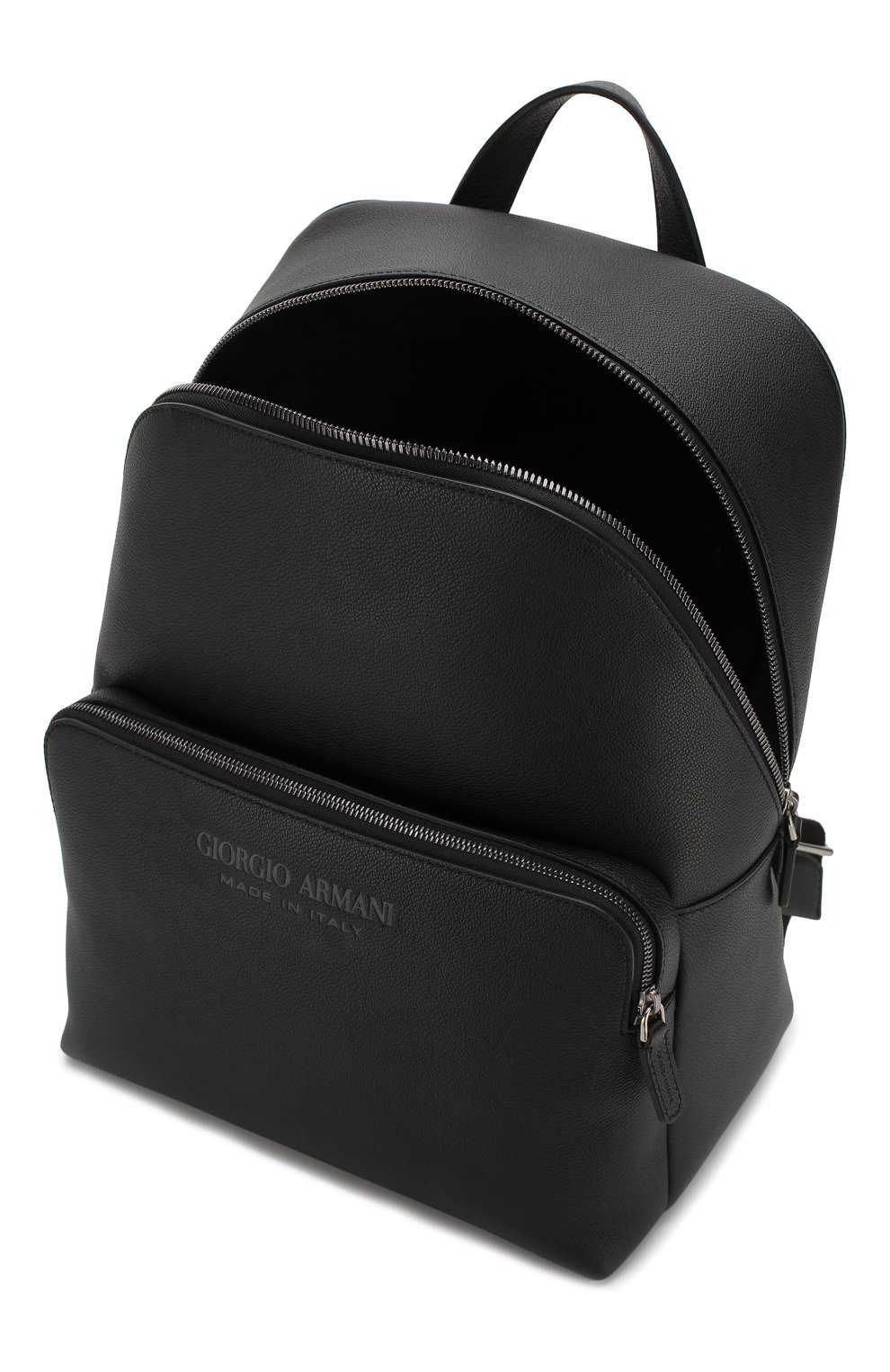 Мужской кожаный рюкзак GIORGIO ARMANI черного цвета по цене 159500 руб., арт. Y20122/YTD0J | Фото 4 Мужской кожаный рюкзак GIORGIO ARMANI черного цвета, арт. Y20122/YTD0J | Фото 4