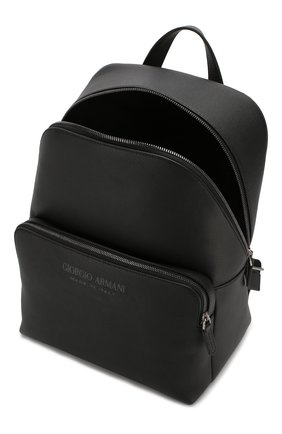 Мужской кожаный рюкзак GIORGIO ARMANI черного цвета по цене 159500 руб., арт. Y20122/YTD0J | Фото 4 Мужской кожаный рюкзак GIORGIO ARMANI черного цвета, арт. Y20122/YTD0J | Фото 4
