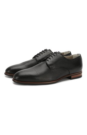 Мужские кожаные дерби KITON черного цвета по цене 118500 руб., арт. USSLAS3N00648 | Фото 1 Мужские кожаные дерби KITON черного цвета, арт. USSLAS3N00648 | Фото 1