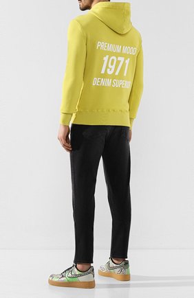 Мужской хлопковое худи PREMIUM MOOD DENIM SUPERIOR желтого цвета по цене 14050 руб., арт. S20 04129SW/STEIN | Фото 2 Мужской хлопковое худи PREMIUM MOOD DENIM SUPERIOR желтого цвета, арт. S20 04129SW/STEIN | Фото 2