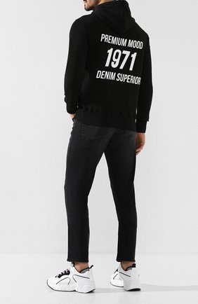 Мужской хлопковое худи PREMIUM MOOD DENIM SUPERIOR черного цвета по цене 14050 руб., арт. S20 04129SW/STEIN | Фото 2 Мужской хлопковое худи PREMIUM MOOD DENIM SUPERIOR черного цвета, арт. S20 04129SW/STEIN | Фото 2
