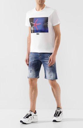 Мужская хлопковая футболка PREMIUM MOOD DENIM SUPERIOR белого цвета по цене 9290 руб., арт. S20 04101TS/STARFISH | Фото 2 Мужская хлопковая футболка PREMIUM MOOD DENIM SUPERIOR белого цвета, арт. S20 04101TS/STARFISH | Фото 2