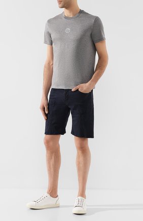 Мужская хлопковая футболка PREMIUM MOOD DENIM SUPERIOR серого цвета по цене 7450 руб., арт. S20 04110TS03/LEIF | Фото 2 Мужская хлопковая футболка PREMIUM MOOD DENIM SUPERIOR серого цвета, арт. S20 04110TS03/LEIF | Фото 2
