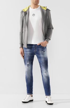 Мужская хлопковая футболка PREMIUM MOOD DENIM SUPERIOR белого цвета по цене 7450 руб., арт. S20 04110TS01/LEIF | Фото 2 Мужская хлопковая футболка PREMIUM MOOD DENIM SUPERIOR белого цвета, арт. S20 04110TS01/LEIF | Фото 2