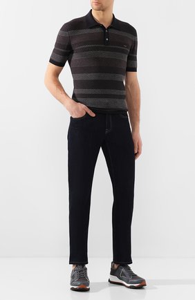 Мужское хлопковое поло ZEGNA COUTURE коричневого цвета по цене 47500 руб., арт. CUC93/C32 | Фото 2 Мужское хлопковое поло ZEGNA COUTURE коричневого цвета, арт. CUC93/C32 | Фото 2