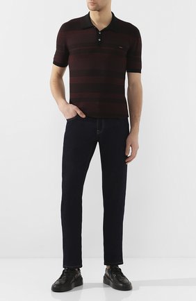 Мужское хлопковое поло ZEGNA COUTURE бордового цвета по цене 41650 руб., арт. CUC93/C32 | Фото 2 Мужское хлопковое поло ZEGNA COUTURE бордового цвета, арт. CUC93/C32 | Фото 2 (Рукава: Короткие; Материал внешний: Хлопок; Застежка: Пуговицы; Длина (для топов): Стандартные)