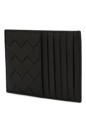 Женский кожаный футляр для кредитных карт BOTTEGA VENETA черного цвета по цене 24850 руб., арт. 608088/VCPP3 | Фото 2 Женский кожаный футляр для кредитных карт BOTTEGA VENETA черного цвета, арт. 608088/VCPP3 | Фото 2