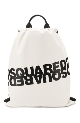 Женский рюкзак DSQUARED2 белого цвета по цене 32650 руб., арт. BPW0010 01501675 | Фото 1 Женский рюкзак DSQUARED2 белого цвета, арт. BPW0010 01501675 | Фото 1