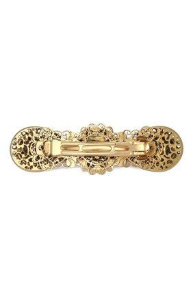 Женская заколка для волос DOLCE & GABBANA сиреневого цвета по цене 48100 руб., арт. WHM2B1/W1111 | Фото 2 Женская заколка для волос DOLCE & GABBANA сиреневого цвета, арт. WHM2B1/W1111 | Фото 2