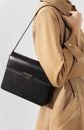Женская сумка grace large BURBERRY черного цвета по цене 87600 руб., арт. 8026218 | Фото 2 Женская сумка grace large BURBERRY черного цвета, арт. 8026218 | Фото 2
