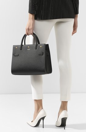 Женская сумка title medium BURBERRY черного цвета по цене 125000 руб., арт. 8024687 | Фото 2 Женская сумка title medium BURBERRY черного цвета, арт. 8024687 | Фото 2