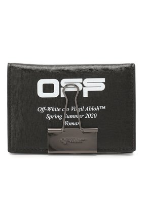 Женский кожаный футляр для кредитных карт OFF-WHITE черного цвета по цене 19450 руб., арт. 0WNC009R204230731001 | Фото 1 Женский кожаный футляр для кредитных карт OFF-WHITE черного цвета, арт. 0WNC009R204230731001 | Фото 1