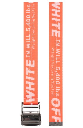 Женский ремень industrial OFF-WHITE оранжевого цвета, арт. 0WRB011R202230752727 | Фото 2 (Материал: Текстиль, Синтетический материал)