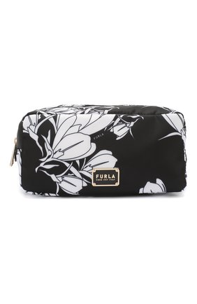 Женская косметичка digit FURLA черно-белого цвета по цене 7530 руб., арт. EAZ4/W56 | Фото 1 Женская косметичка digit FURLA черно-белого цвета, арт. EAZ4/W56 | Фото 1