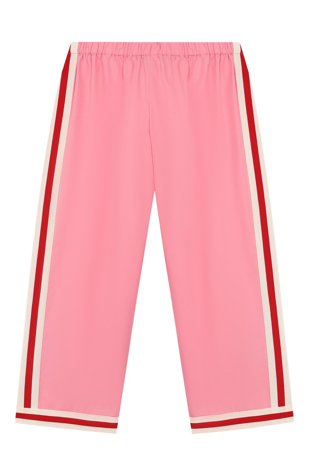 Детские хлопковые брюки GUCCI розового цвета, арт. 542994/ZB365 | Фото 1 (Кросс-КТ НВ: Брюки; Ростовка одежда: 3 года | 98 см)