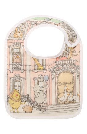 Детский хлопковый нагрудник ATELIER CHOUX белого цвета по цене 2290 руб., арт. SMALL BIB-M0NCEAU-G0LD SNAPS | Фото 1 Детский хлопковый нагрудник ATELIER CHOUX белого цвета, арт. SMALL BIB-M0NCEAU-G0LD SNAPS | Фото 1