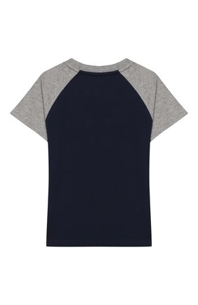 Детская хлопковая футболка POLO RALPH LAUREN синего цвета по цене 2500 руб., арт. 322786323 | Фото 2 Детская хлопковая футболка POLO RALPH LAUREN синего цвета, арт. 322786323 | Фото 2