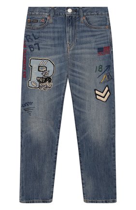 Детские джинсы POLO RALPH LAUREN голубого цвета по цене 9100 руб., арт. 323784326 | Фото 1 Детские джинсы POLO RALPH LAUREN голубого цвета, арт. 323784326 | Фото 1