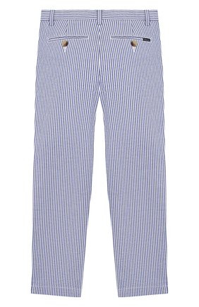 Детские хлопковые брюки POLO RALPH LAUREN голубого цвета по цене 6655 руб., арт. 323785712 | Фото 2 Детские хлопковые брюки POLO RALPH LAUREN голубого цвета, арт. 323785712 | Фото 2