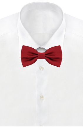 Мужской шелковый галстук-бабочка DOLCE & GABBANA красного цвета по цене 12200 руб., арт. GR053E/G0U05 | Фото 2 Мужской шелковый галстук-бабочка DOLCE & GABBANA красного цвета, арт. GR053E/G0U05 | Фото 2