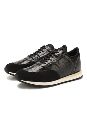 Мужские кожаные кроссовки GIUSEPPE ZANOTTI DESIGN черного цвета по цене 51250 руб., арт. EU00055/001 | Фото 1 Мужские кожаные кроссовки GIUSEPPE ZANOTTI DESIGN черного цвета, арт. EU00055/001 | Фото 1
