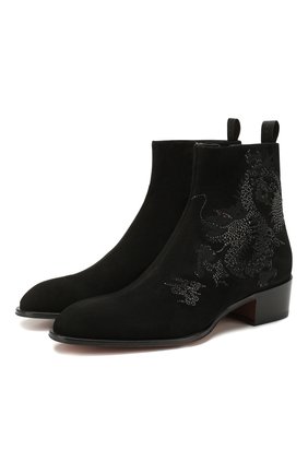Мужские замшевые сапоги GIUSEPPE ZANOTTI DESIGN черного цвета по цене 89950 руб., арт. EU00029/001 | Фото 1 Мужские замшевые сапоги GIUSEPPE ZANOTTI DESIGN черного цвета, арт. EU00029/001 | Фото 1