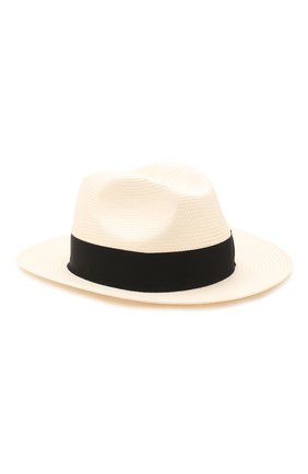 Мужская шляпа DOLCE & GABBANA белого цвета, арт. GH640A/G3UAJ | Фото 2 (Принт: Без принта; Стили: Кэжуэл; Материал: Растительное волокно)