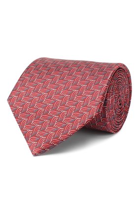Мужской шелковый галстук LANVIN красного цвета по цене 9440 руб., арт. 2870/TIE | Фото 1 Мужской шелковый галстук LANVIN красного цвета, арт. 2870/TIE | Фото 1