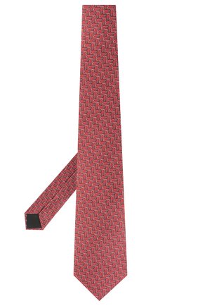 Мужской шелковый галстук LANVIN красного цвета по цене 9440 руб., арт. 2870/TIE | Фото 2 Мужской шелковый галстук LANVIN красного цвета, арт. 2870/TIE | Фото 2
